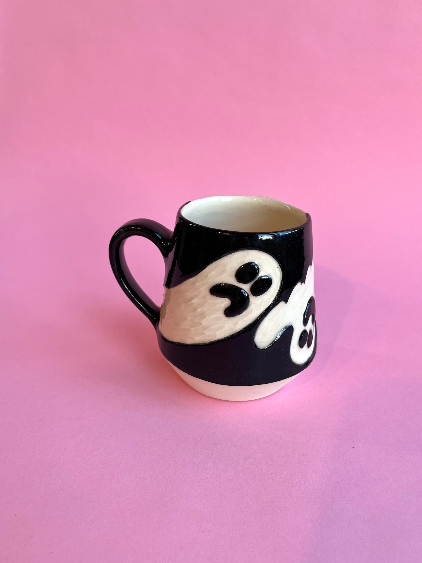 Halloween Update: Carved Ghost Mug