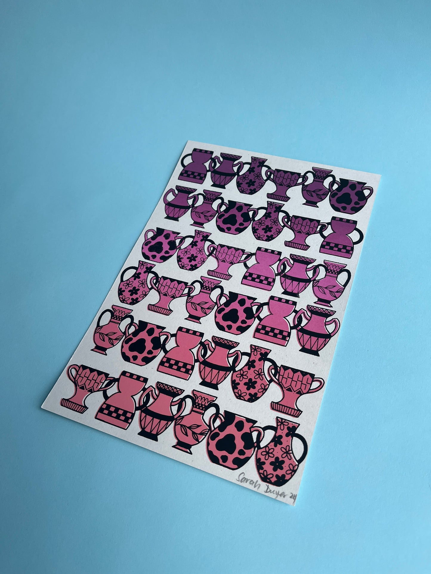Pot Chain Print (Purple/Pink)