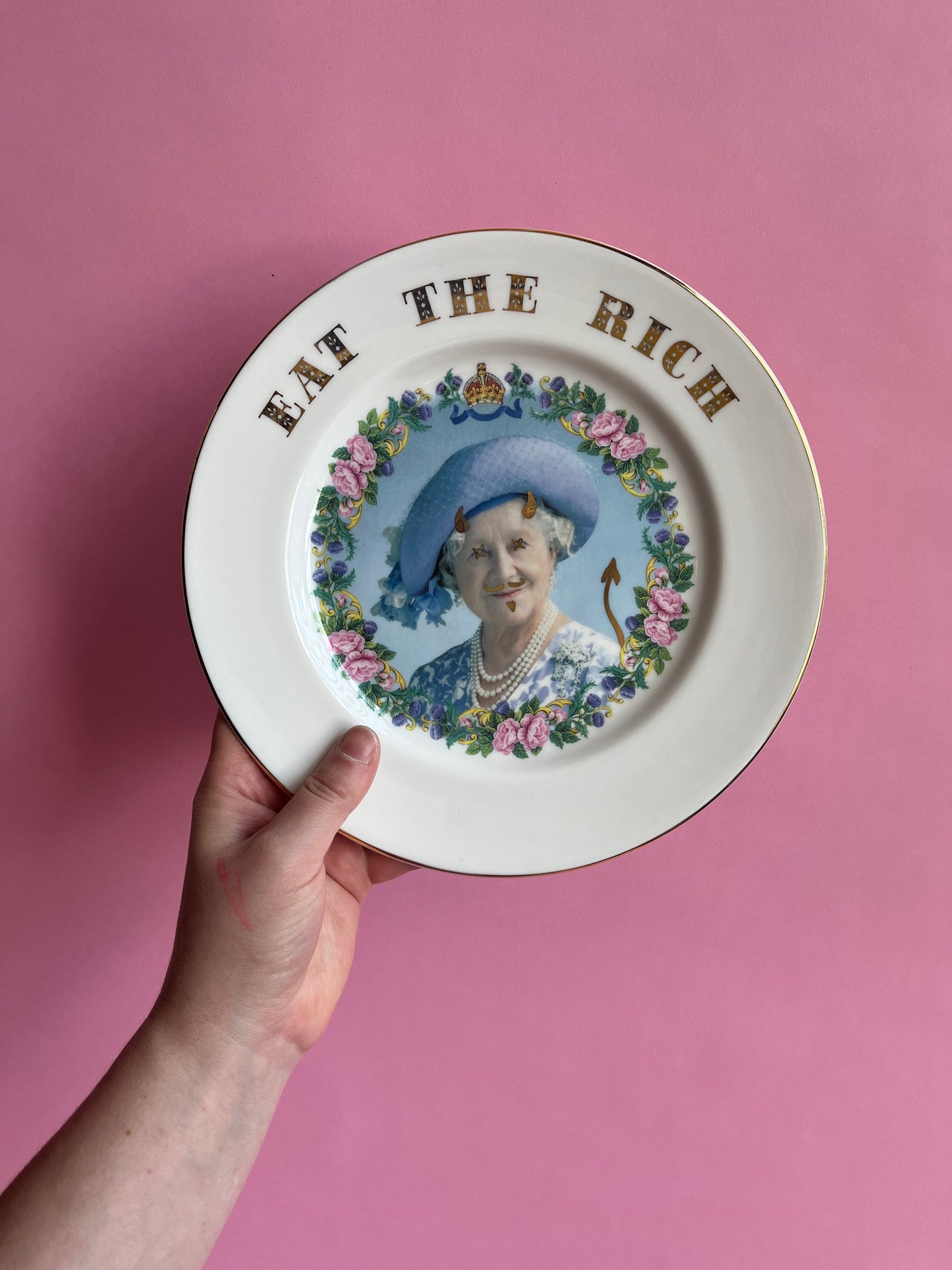 Thrifted Gold: Eat The Rich Devil Queen