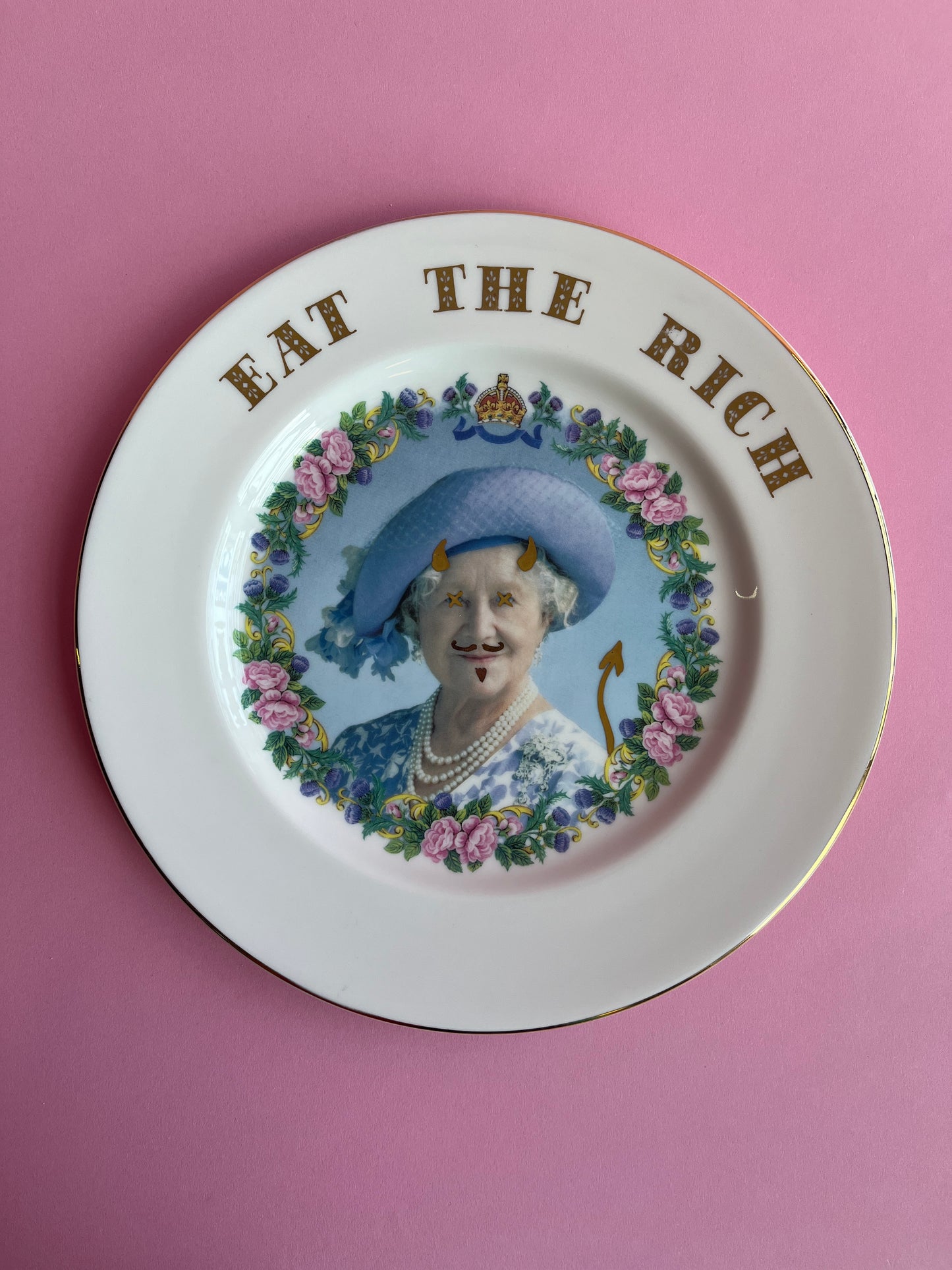 Thrifted Gold: Eat The Rich Devil Queen