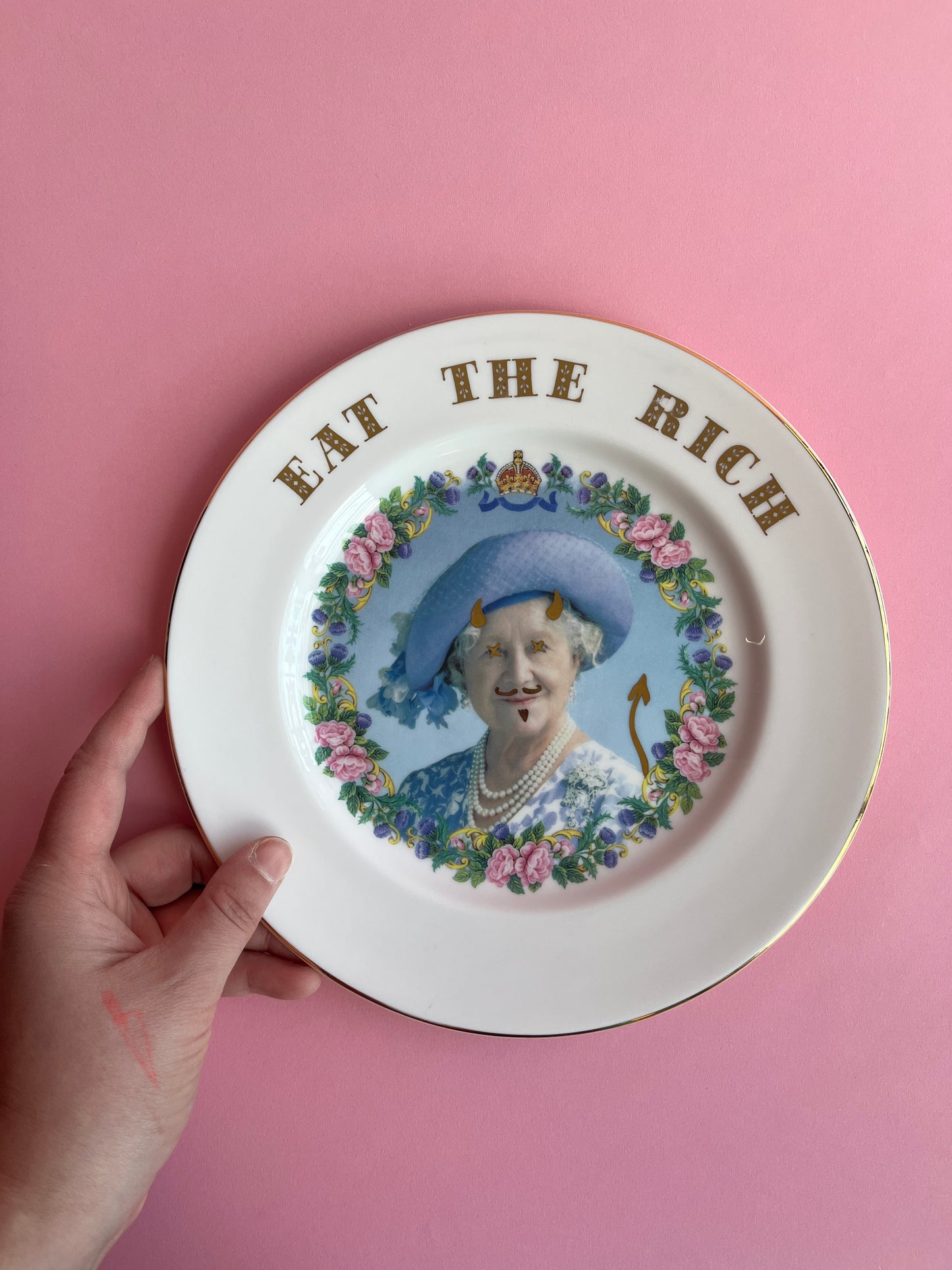 Thrifted Gold: Eat The Rich Devil Queen