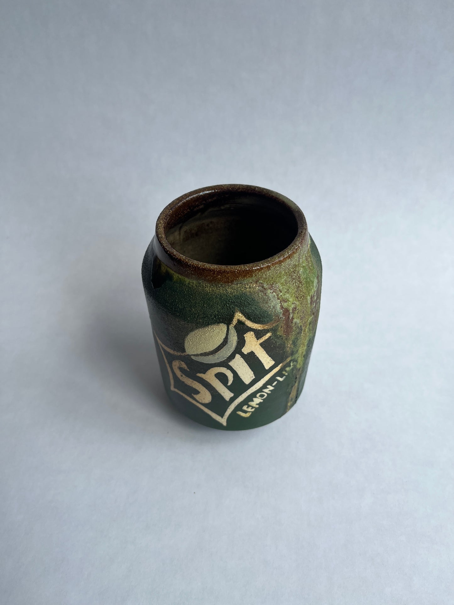 Soda Fired Soda Can: Spit Lemon Lime