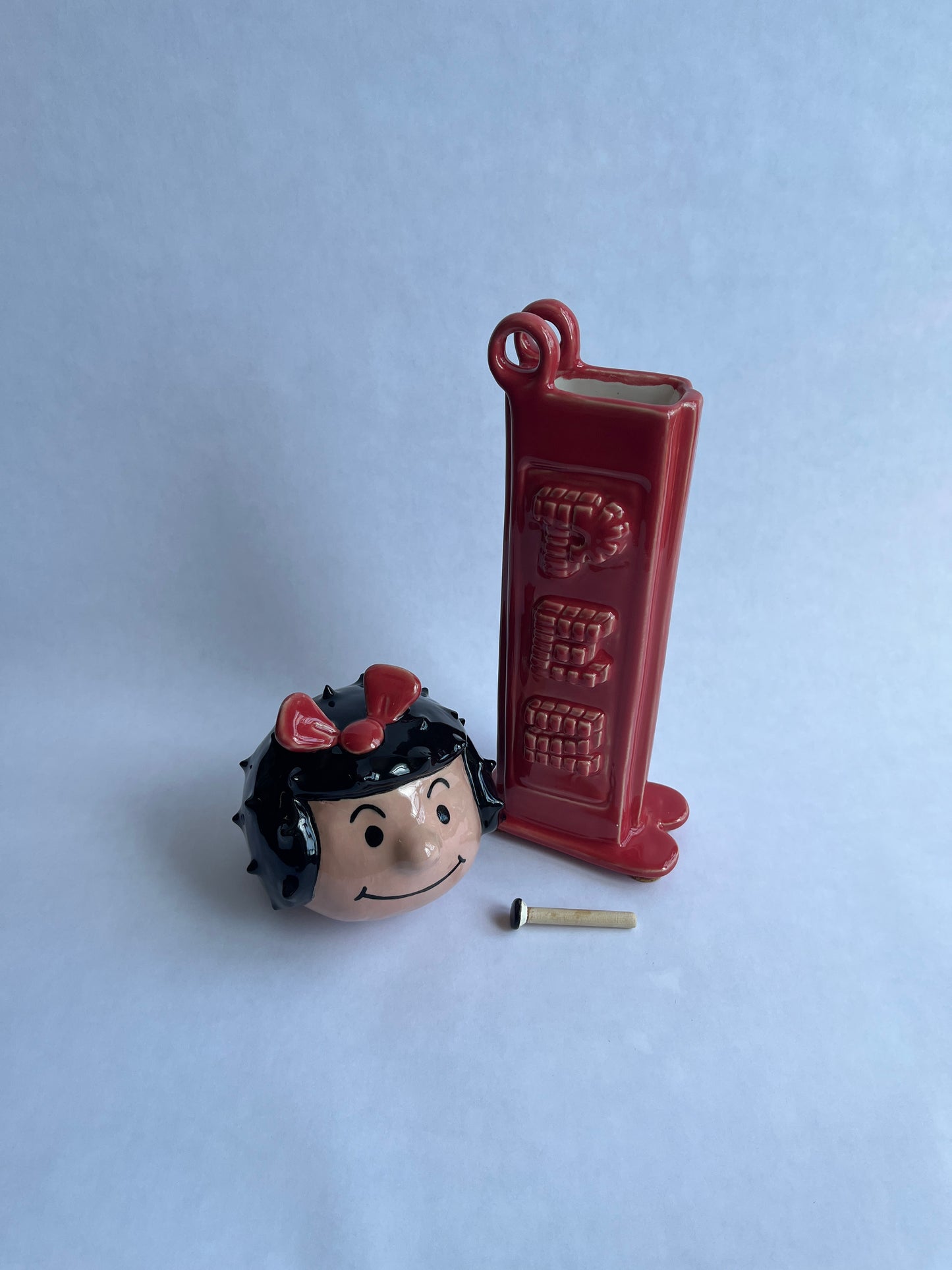 CUSTOM Ceramic PEZ Dispenser Vase