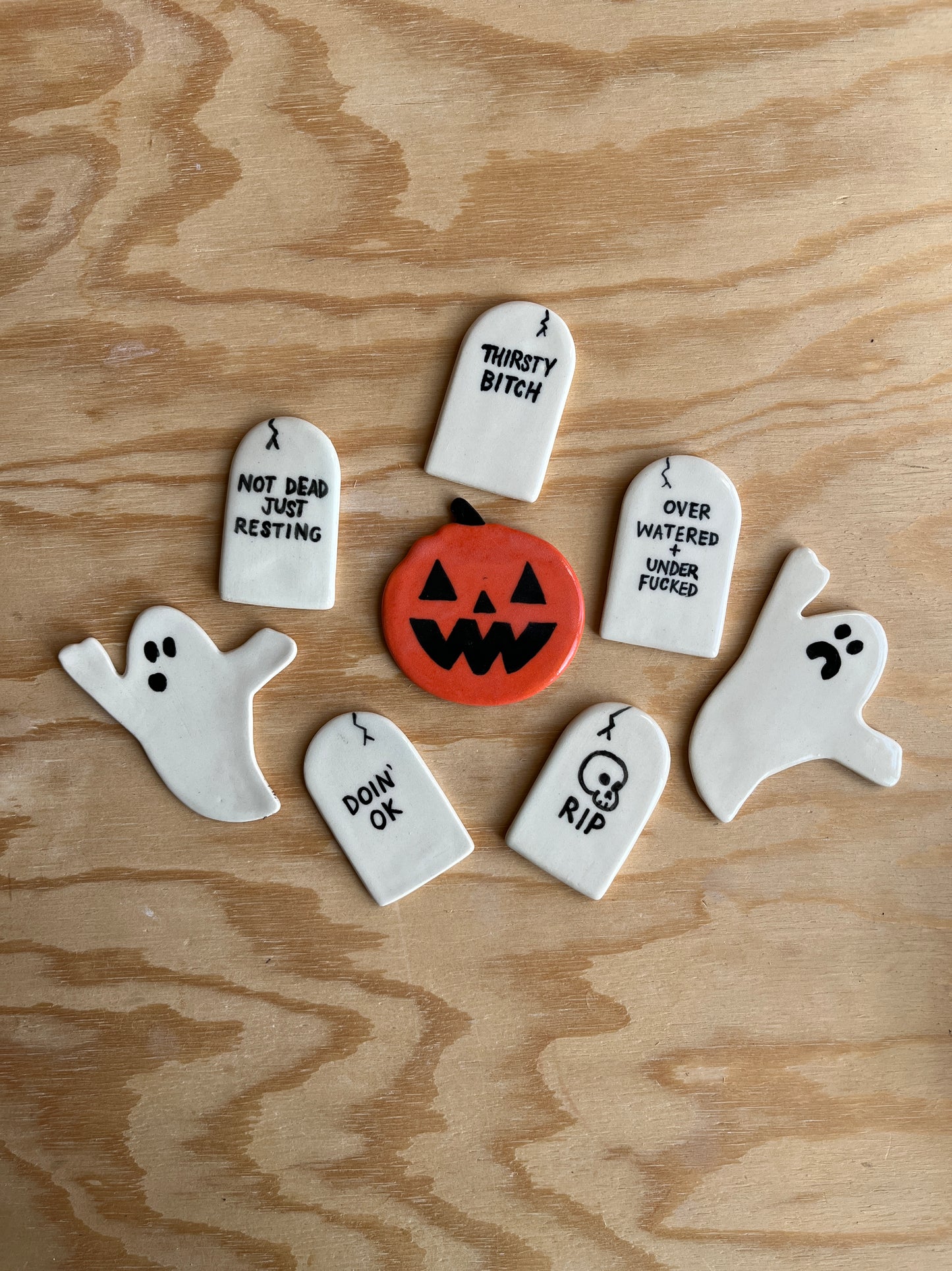 Halloween Planter Decorations