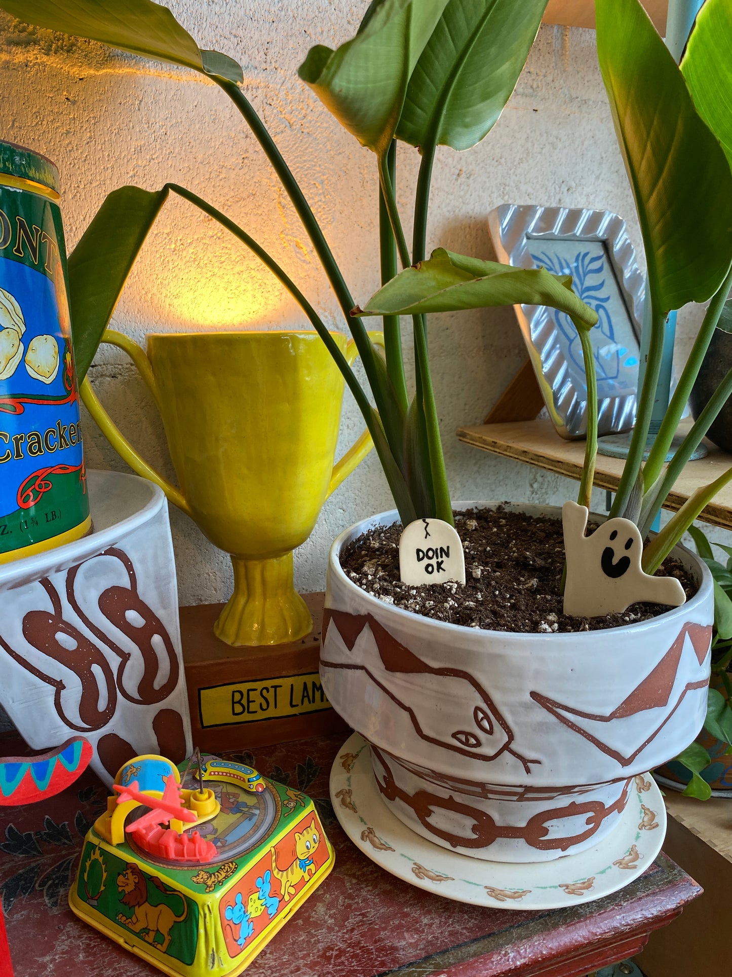 Halloween Planter Decorations