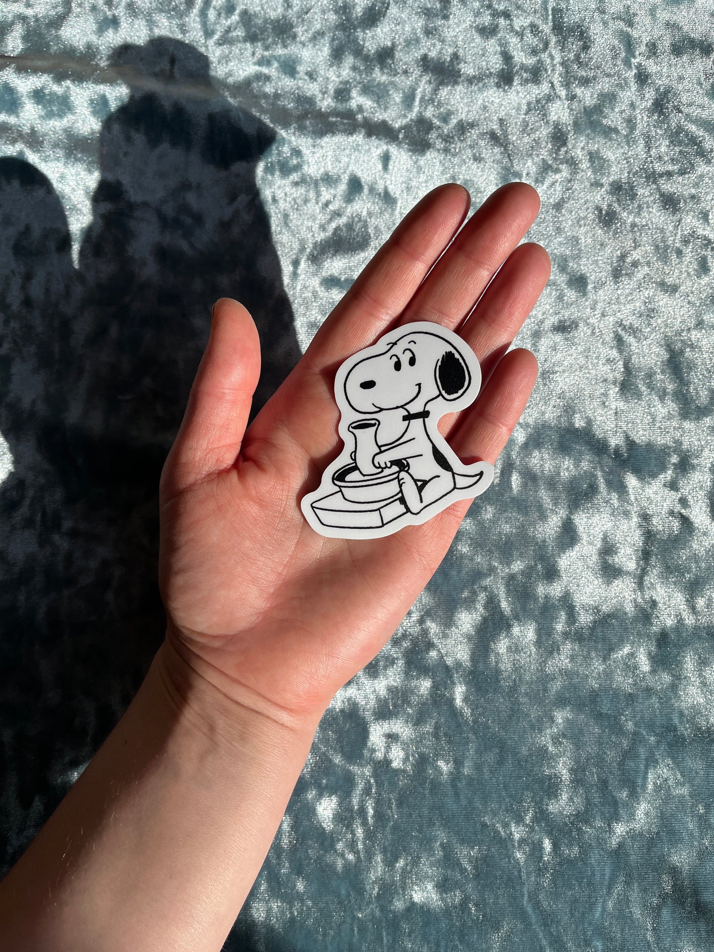 Pottery Snoopy Sticker