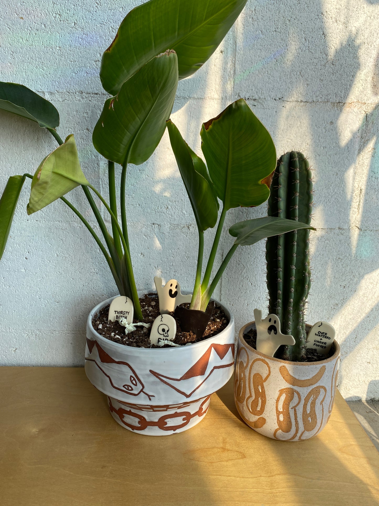Halloween Planter Decorations