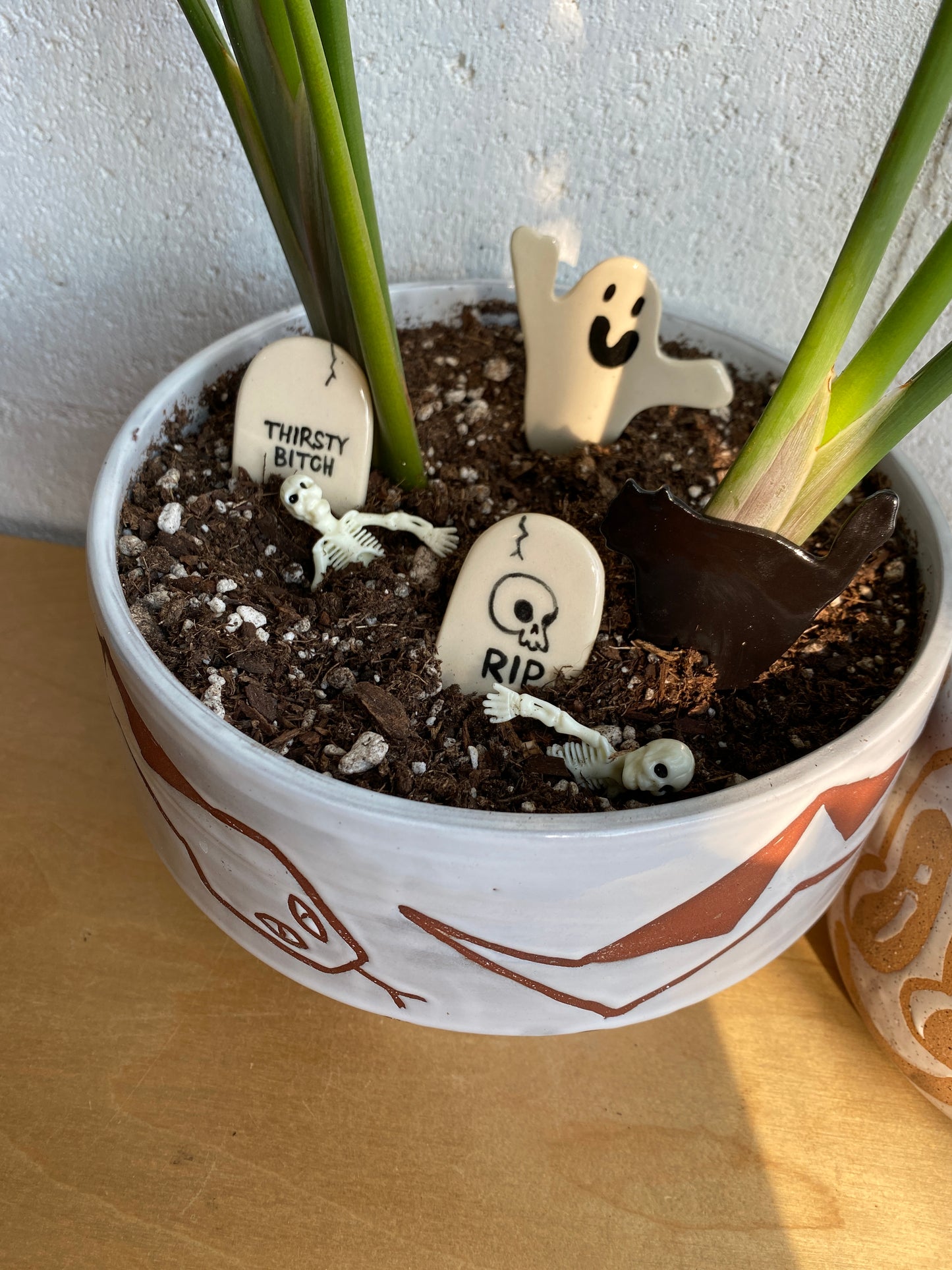Halloween Planter Decorations
