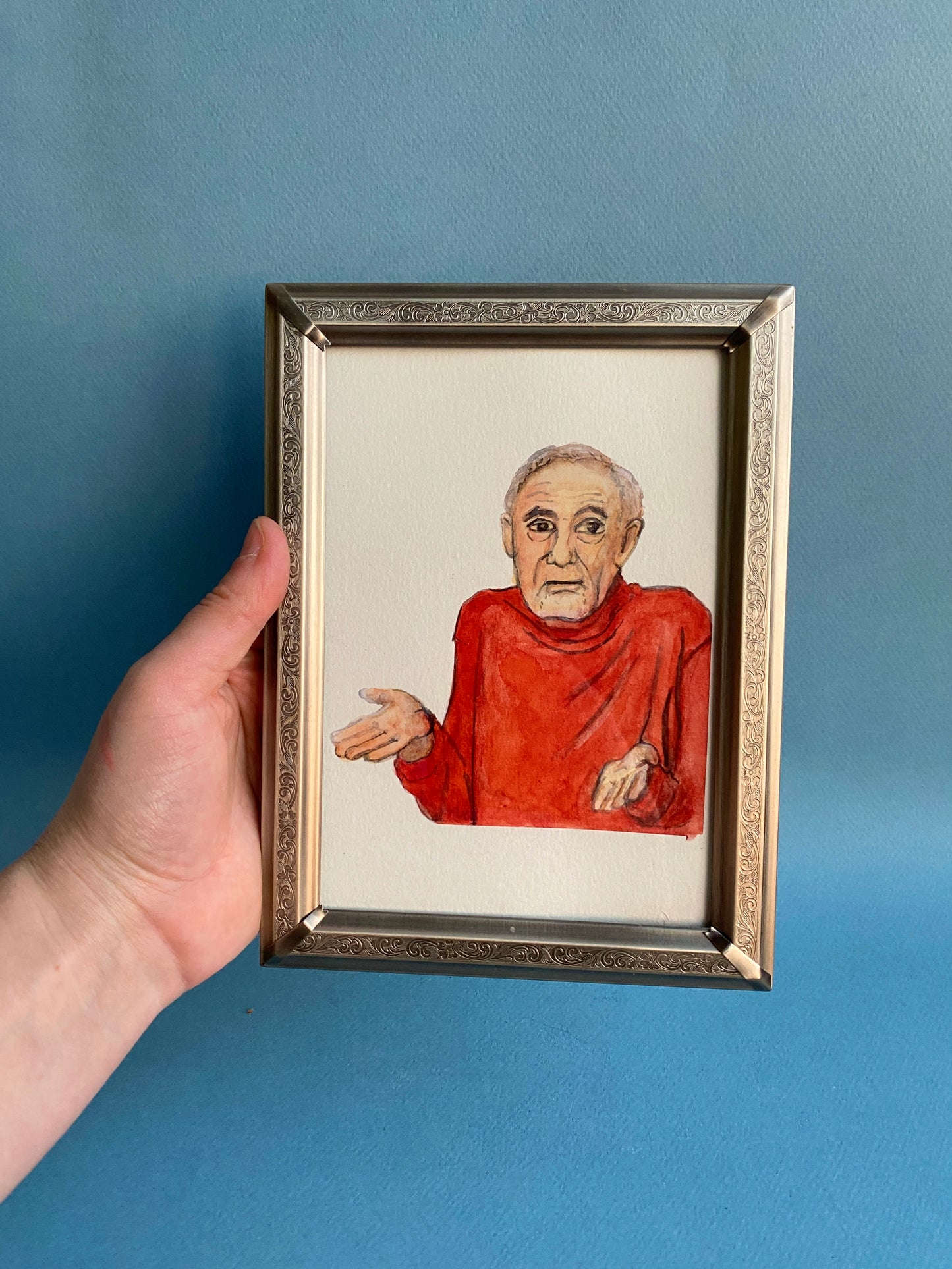 IRL NFT: Guess I’ll Die original watercolor
