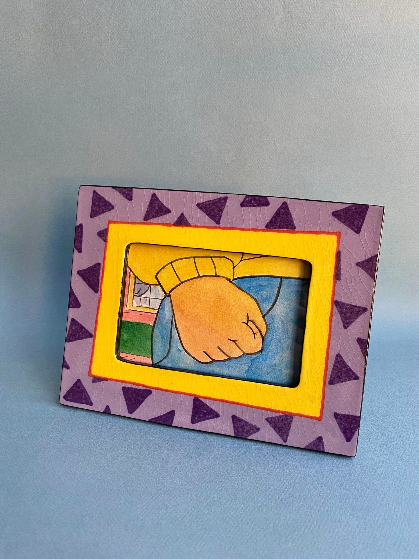 IRL NFT: Arthur Fist original watercolor