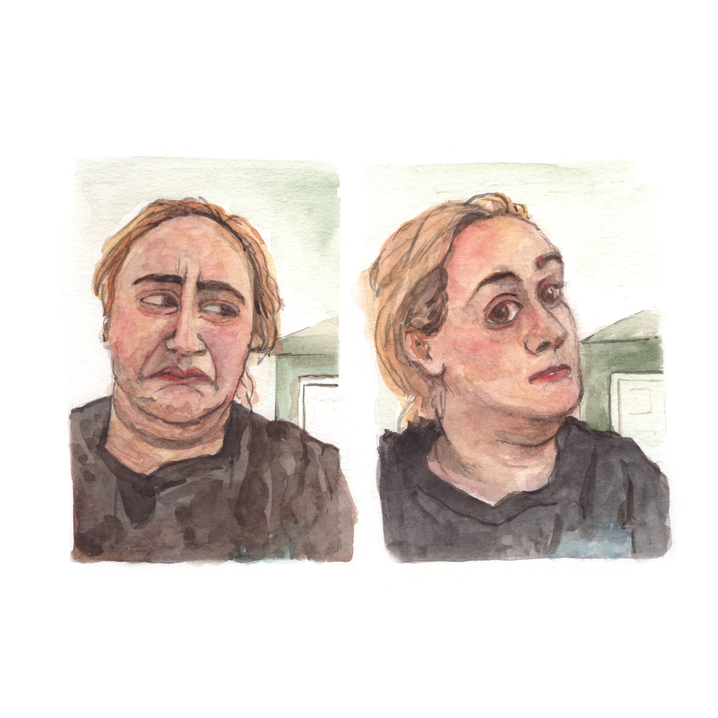 IRL NFT: Kombucha Girl original watercolor