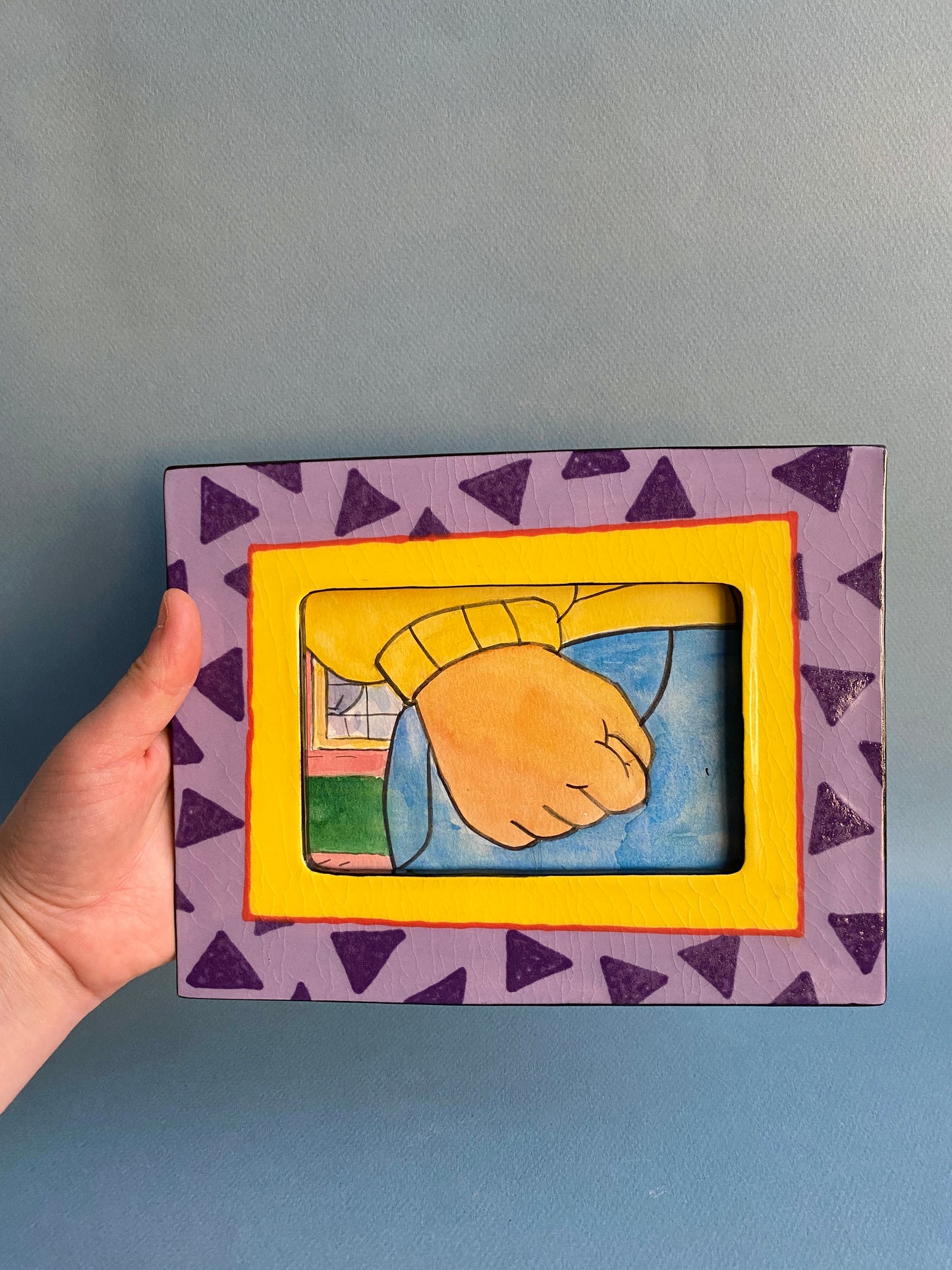 IRL NFT: Arthur Fist original watercolor