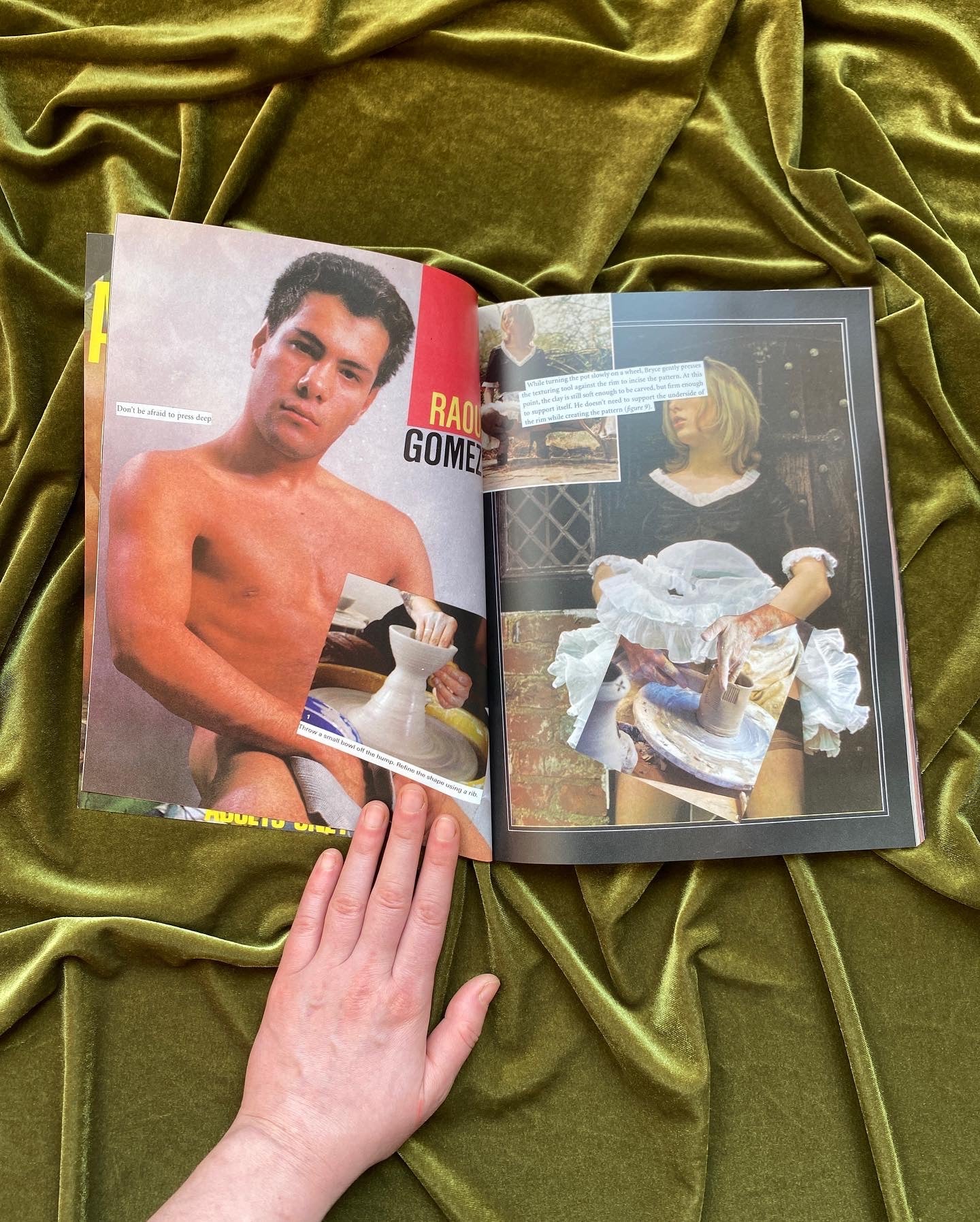 Clay Bodies: a collage zine