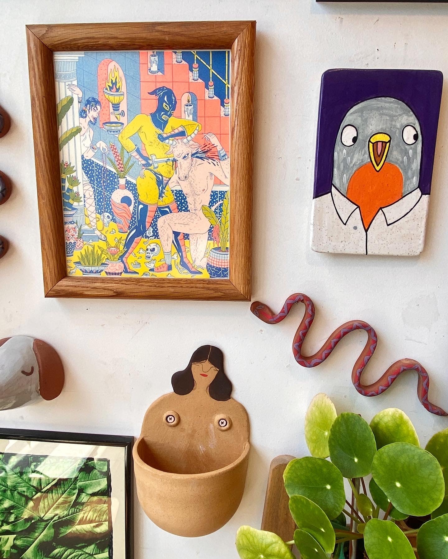 Ceramic Speckle portrait