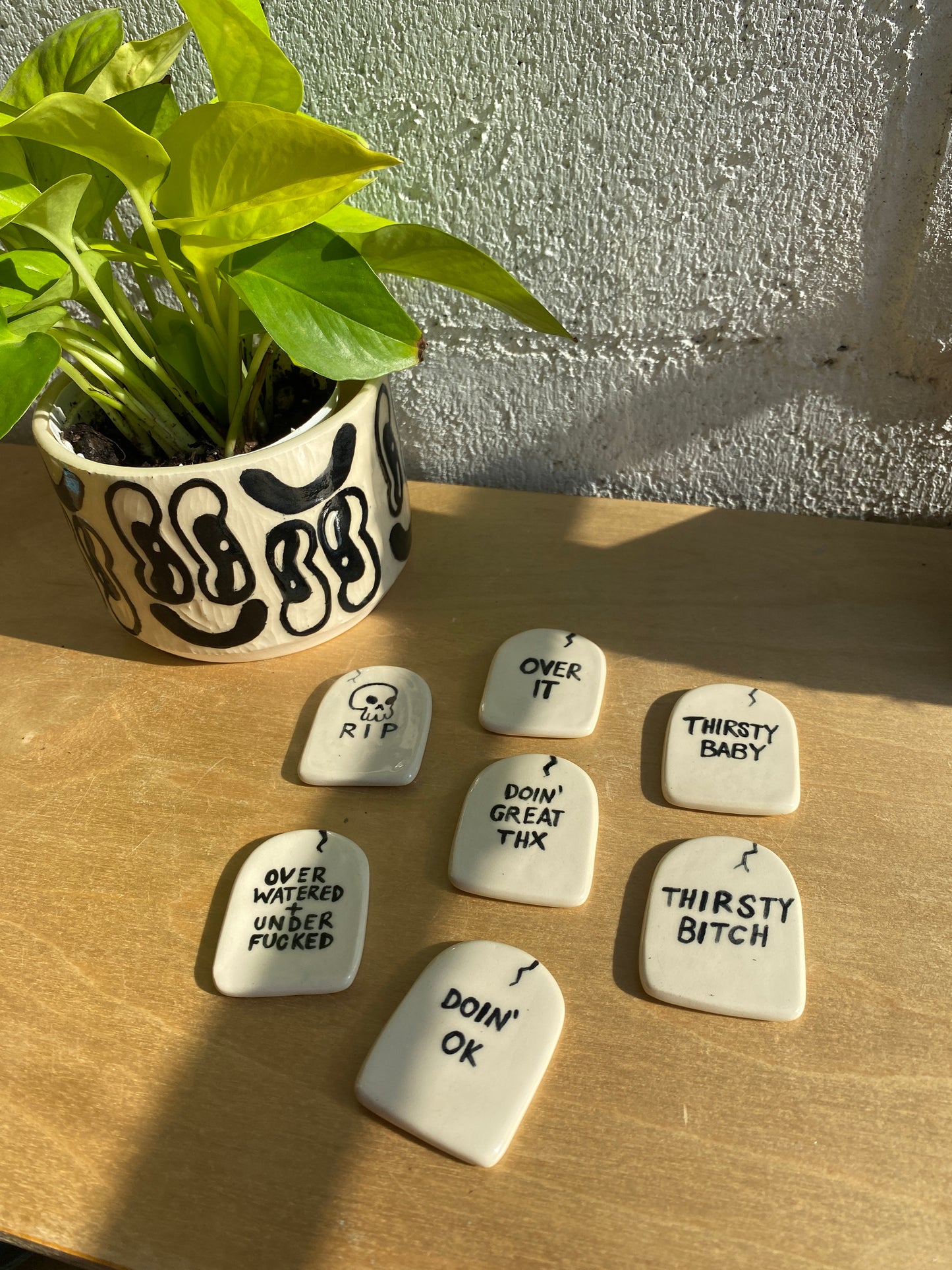 Planter Tombstones