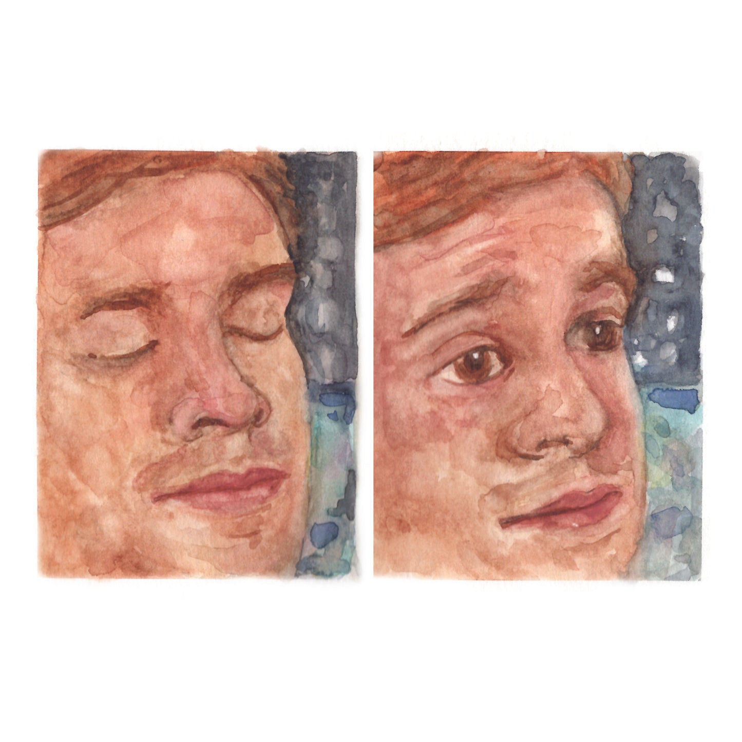 IRL NFT: Blink original watercolor