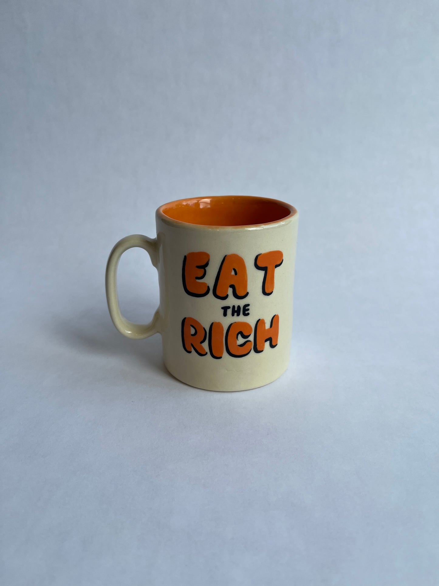 Bootleg Garf mug: Eat the Rich Molotov Cocktail (RTS)