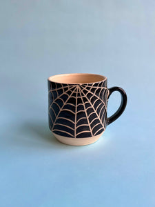 Halloween Leftovers Sale: Spiderweb Mug