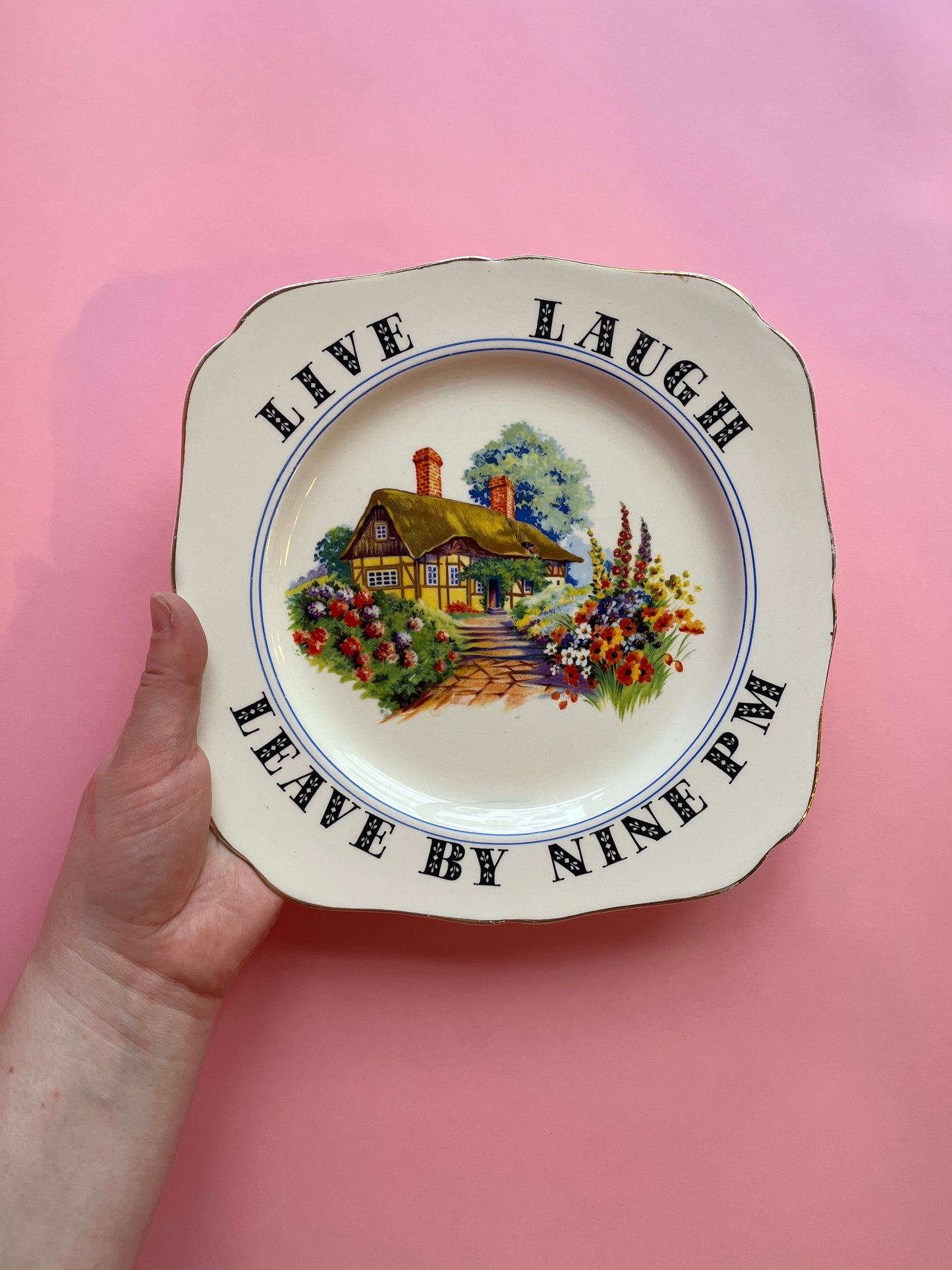 Thrifted Decals: Live Laugh Leave by Nine PM