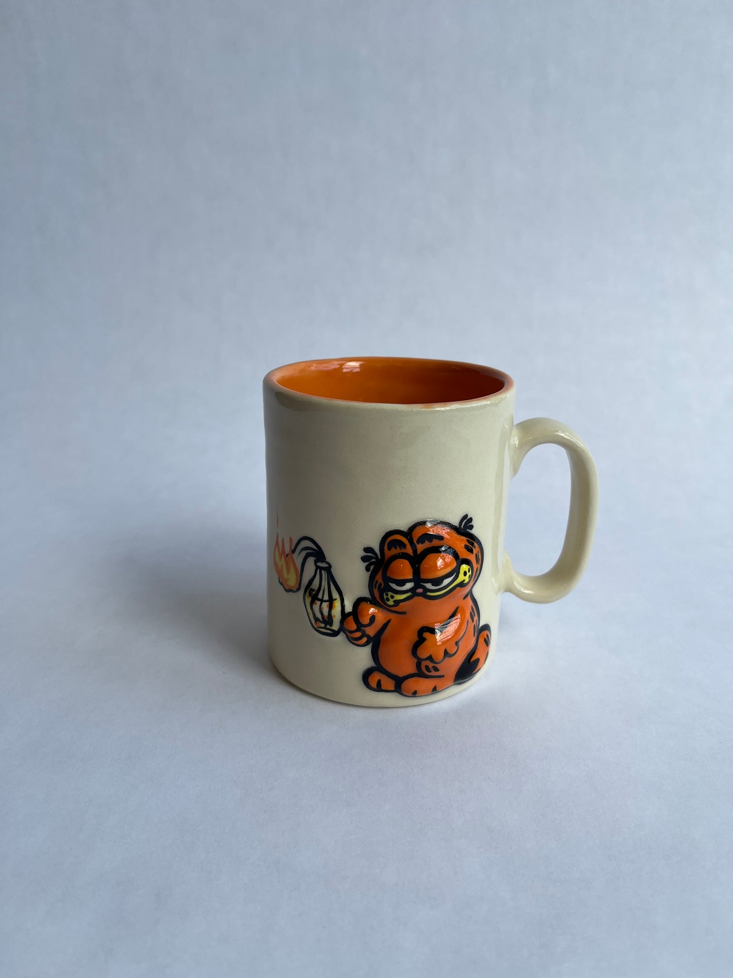 Bootleg Garf mug: Eat the Rich Molotov Cocktail (RTS)