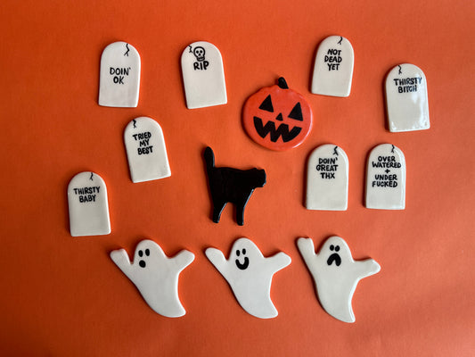 Halloween Planter Decorations
