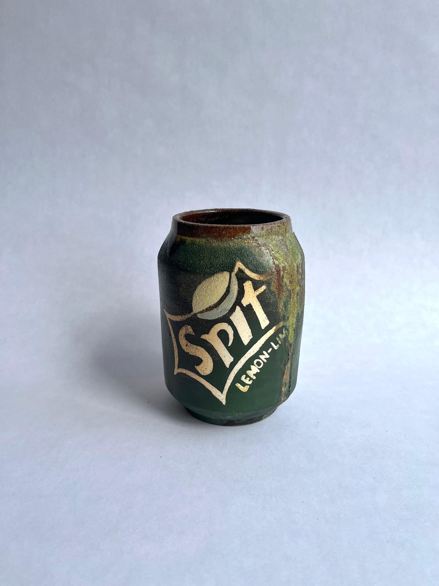 Soda Fired Soda Can: Spit Lemon Lime