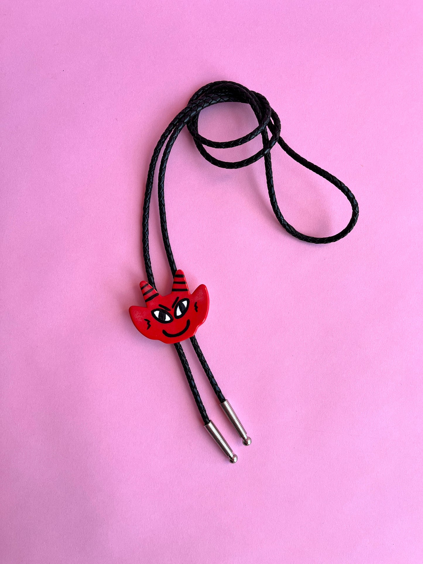 Halloween Update: Red Devil Bolo (Smile, Black Cord)