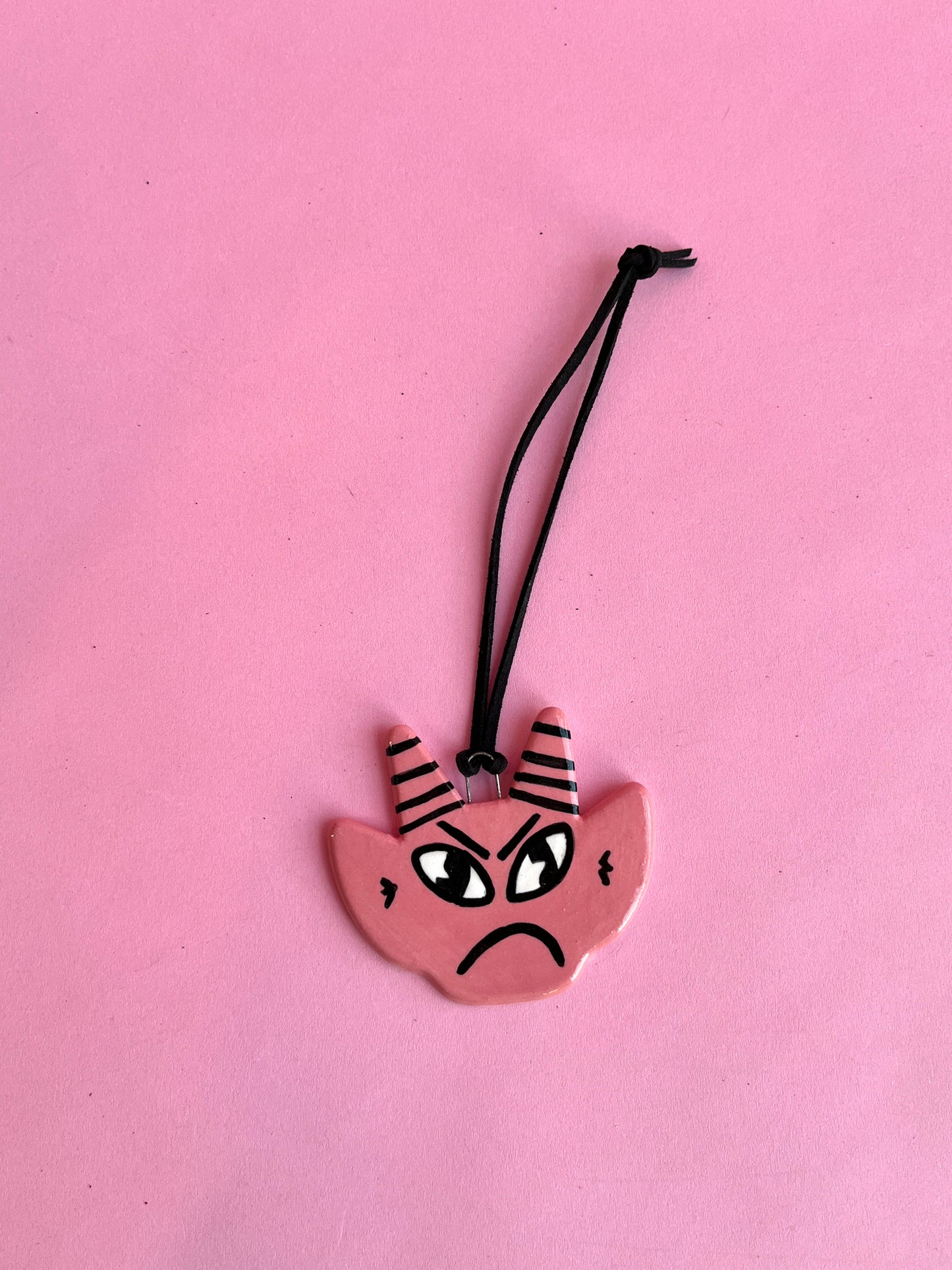 Halloween Update: Baby Devil Wall Hanging (Pink Sad Boy)