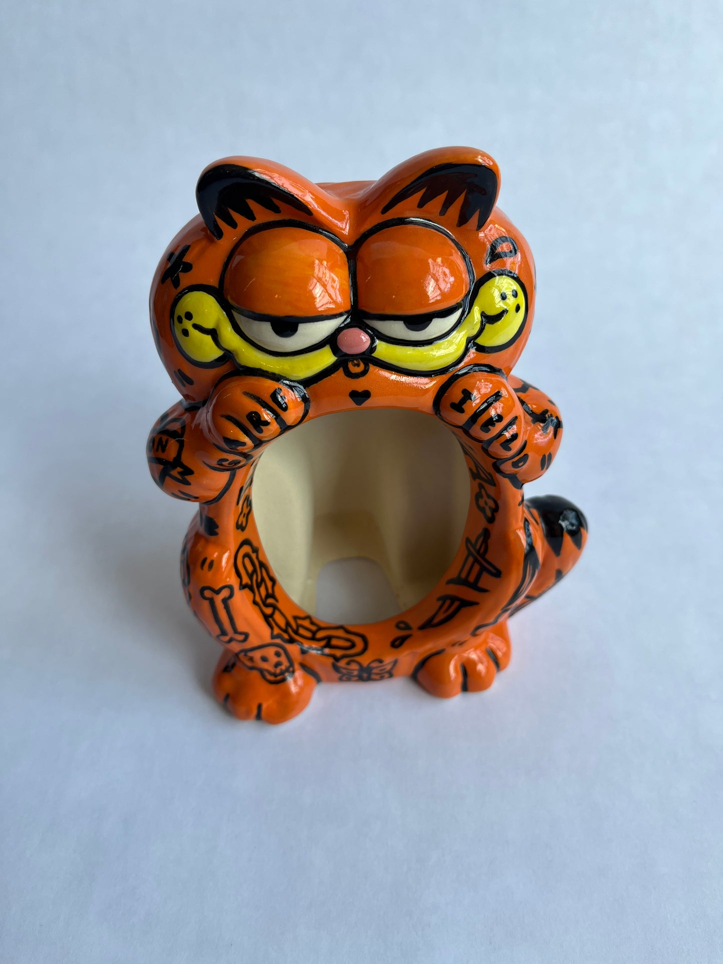 Tattooed Bootleg Garf Frame (Knuckle Tats) -RTS