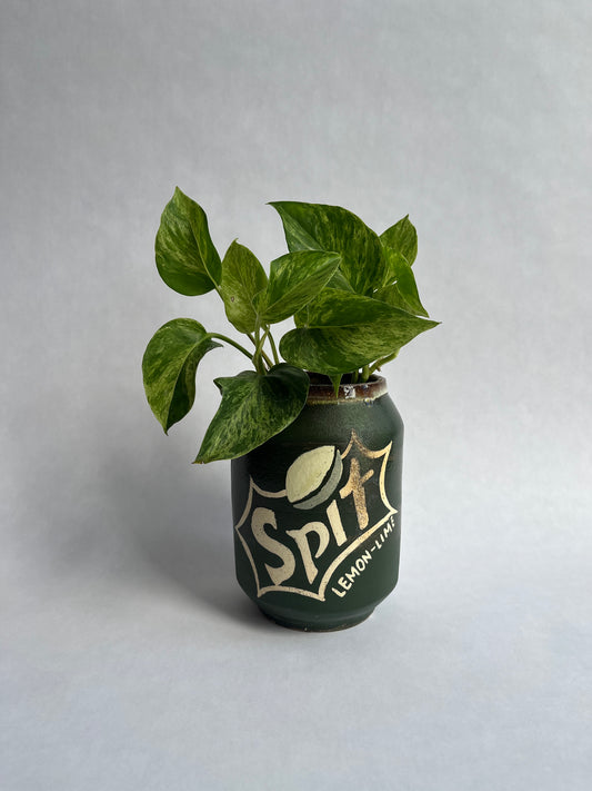 Soda Fired Soda Can: Spit Lemon Lime
