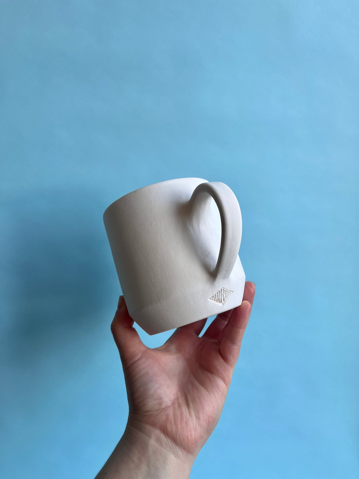 COLLAB CLAY - White Square Mug