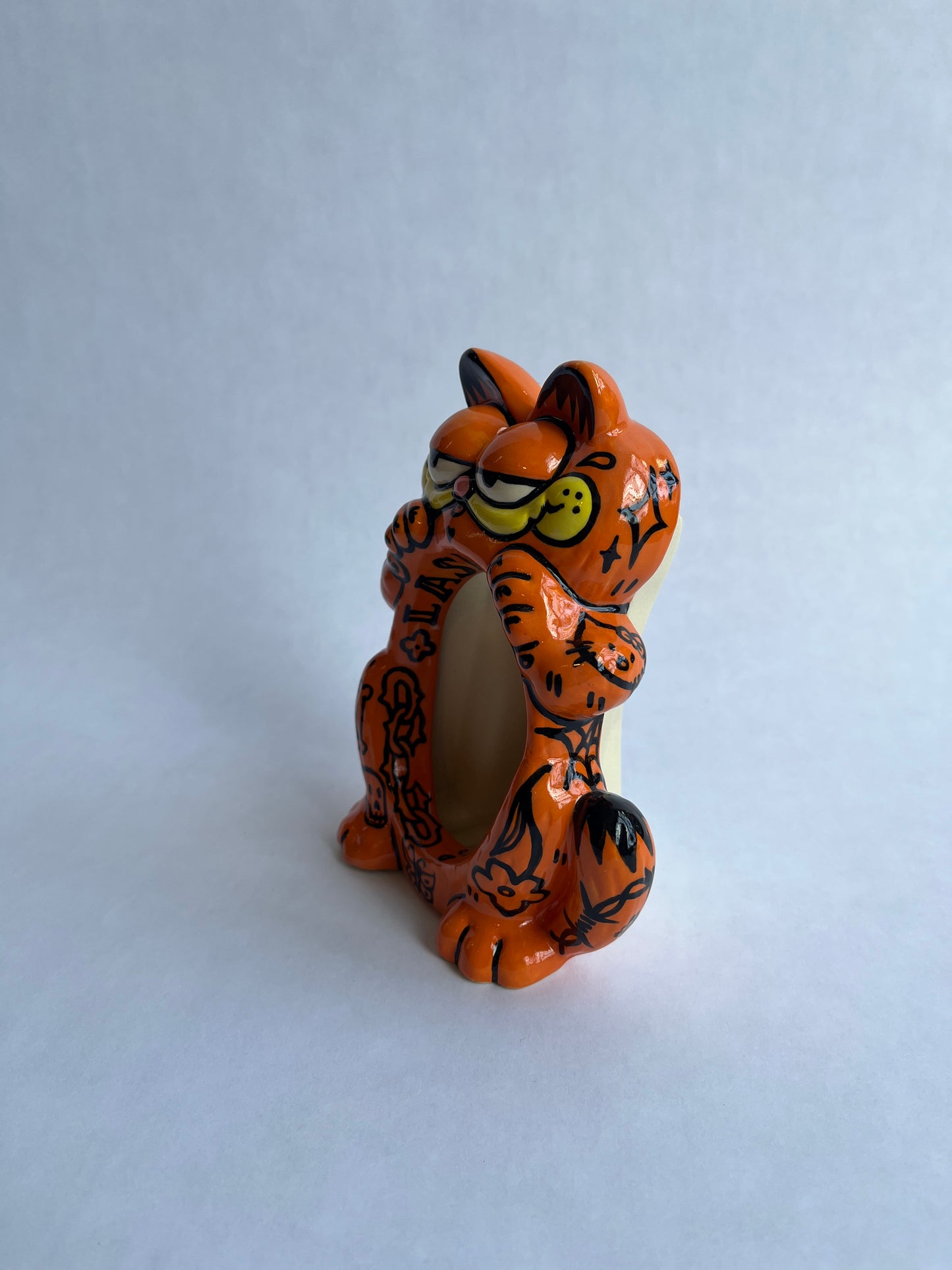 Tattooed Bootleg Garf Frame (Knuckle Tats) -RTS