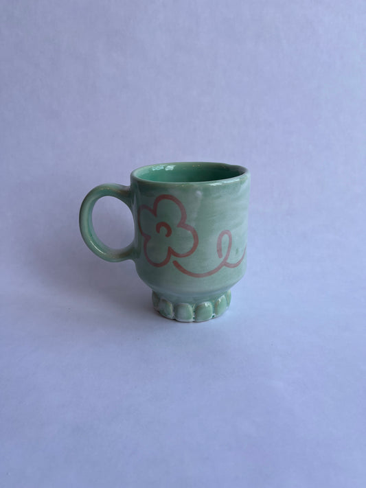 SECONDS SALE: Mint Green Jake Mug