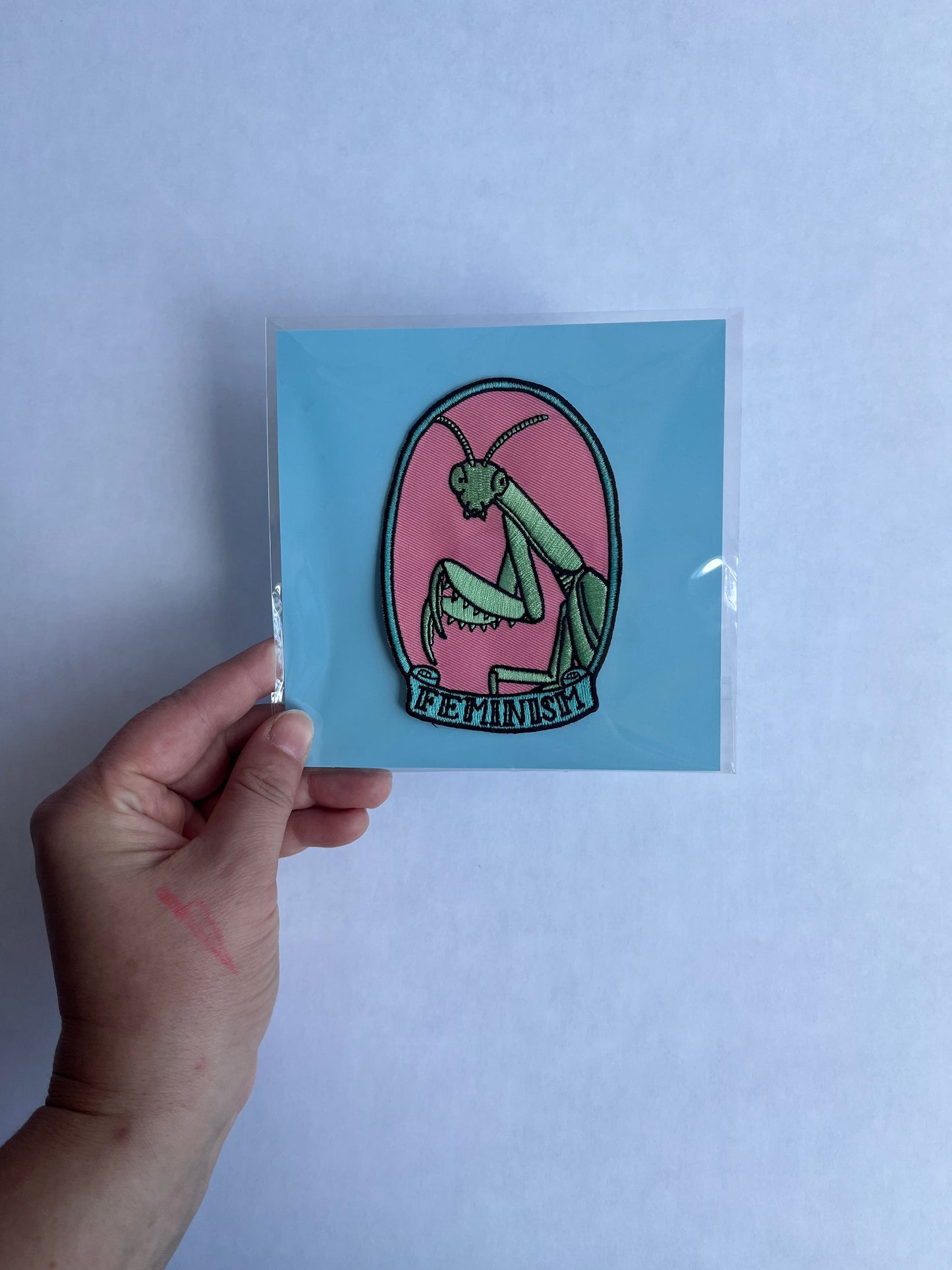 Feminism Praying Mantis Patch