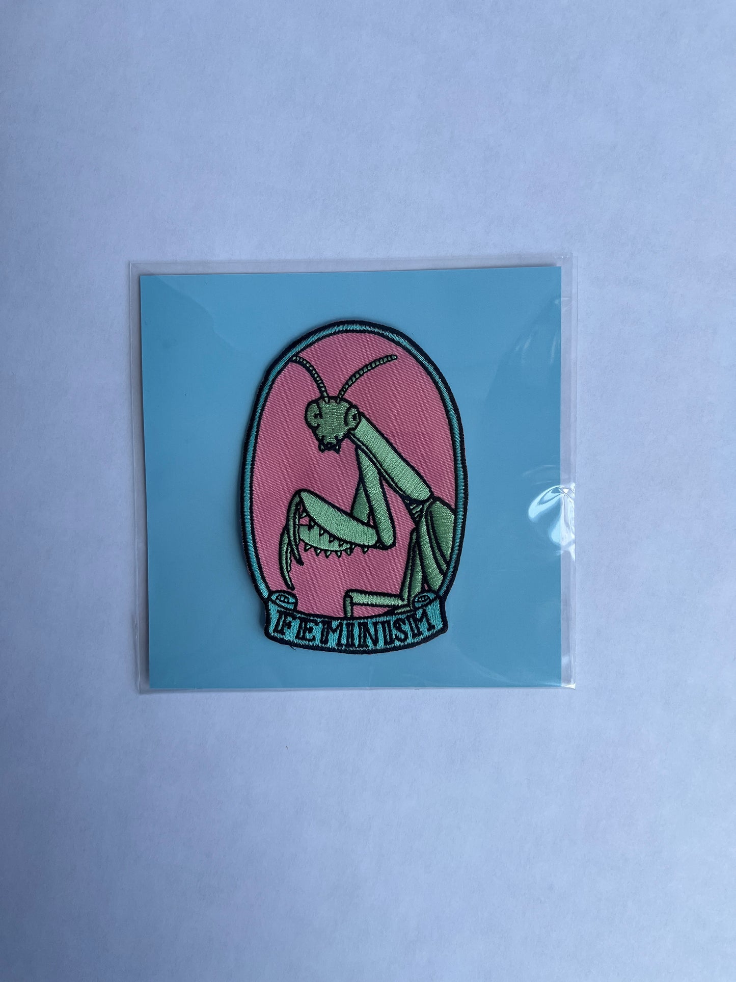 Feminism Praying Mantis Patch