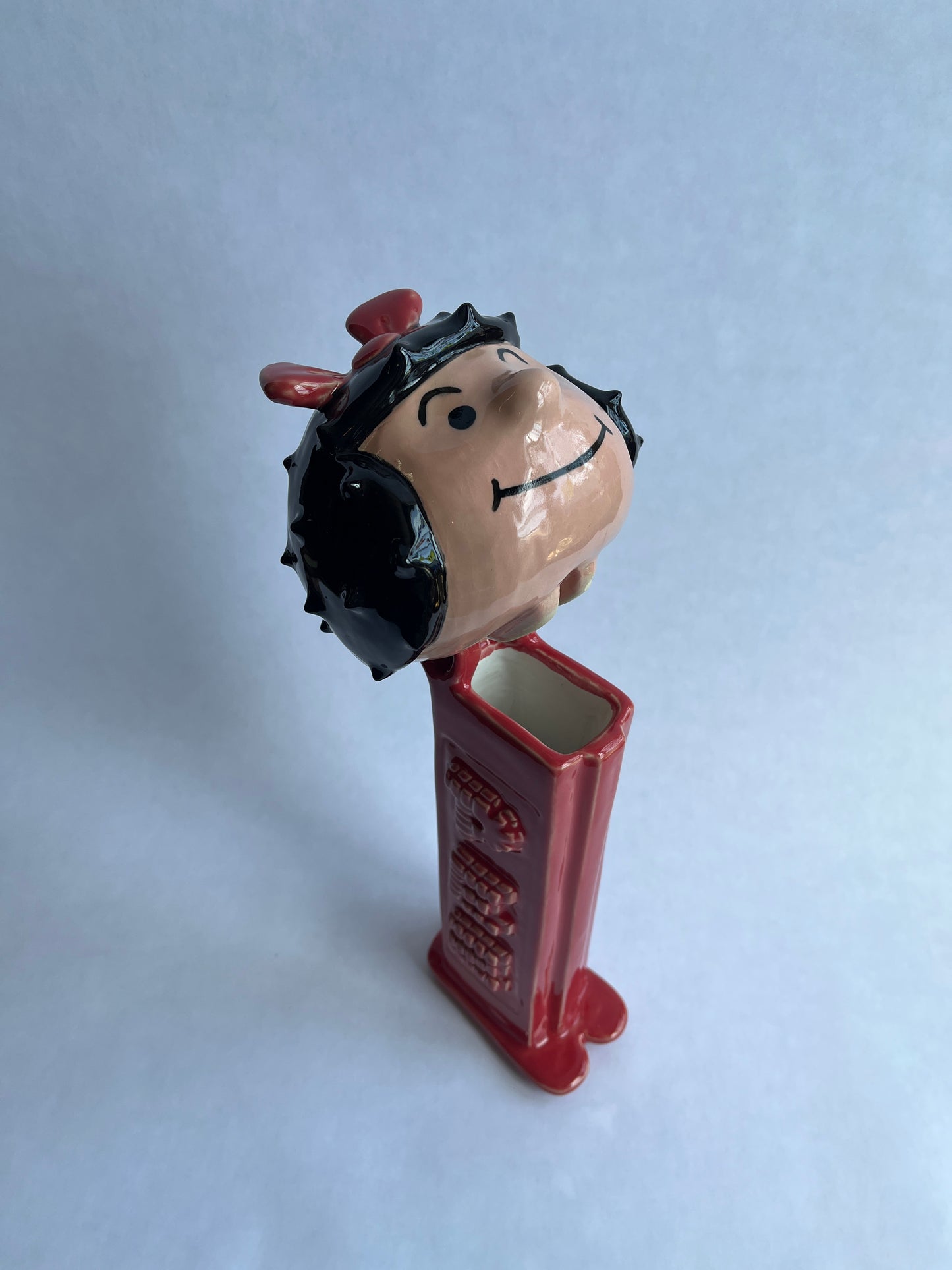 CUSTOM Ceramic PEZ Dispenser Vase