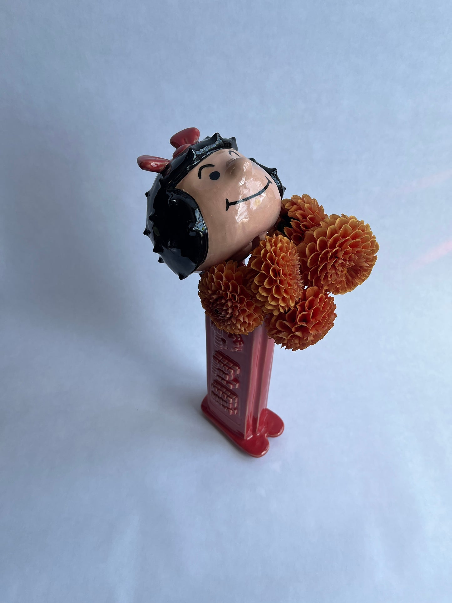 CUSTOM Ceramic PEZ Dispenser Vase