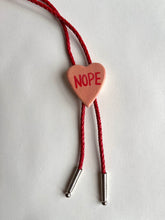 Load image into Gallery viewer, Convo Heart Bolo: Pink Nope
