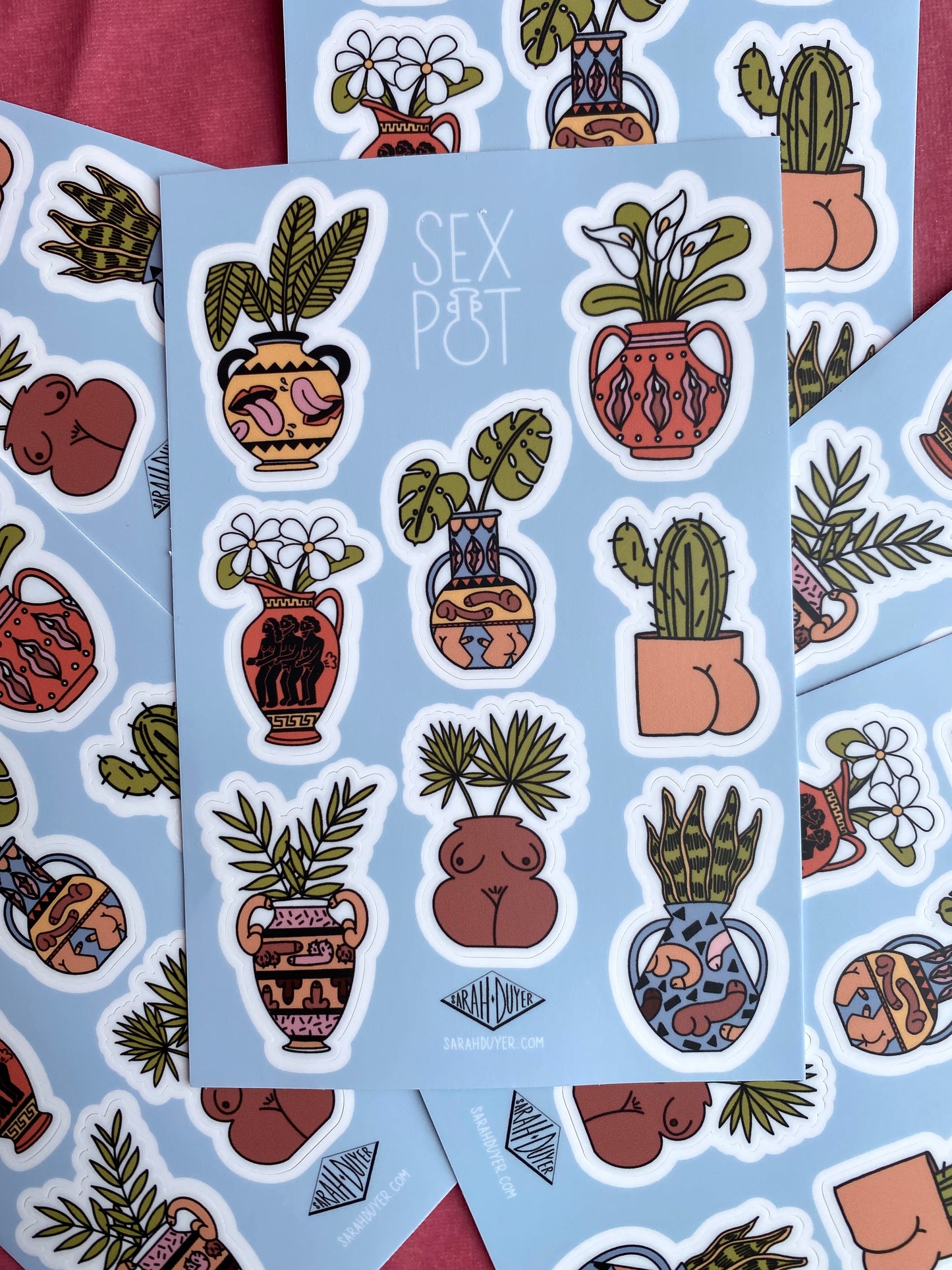 Sex Pot Sticker Sheet
