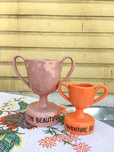 Custom ceramic trophy