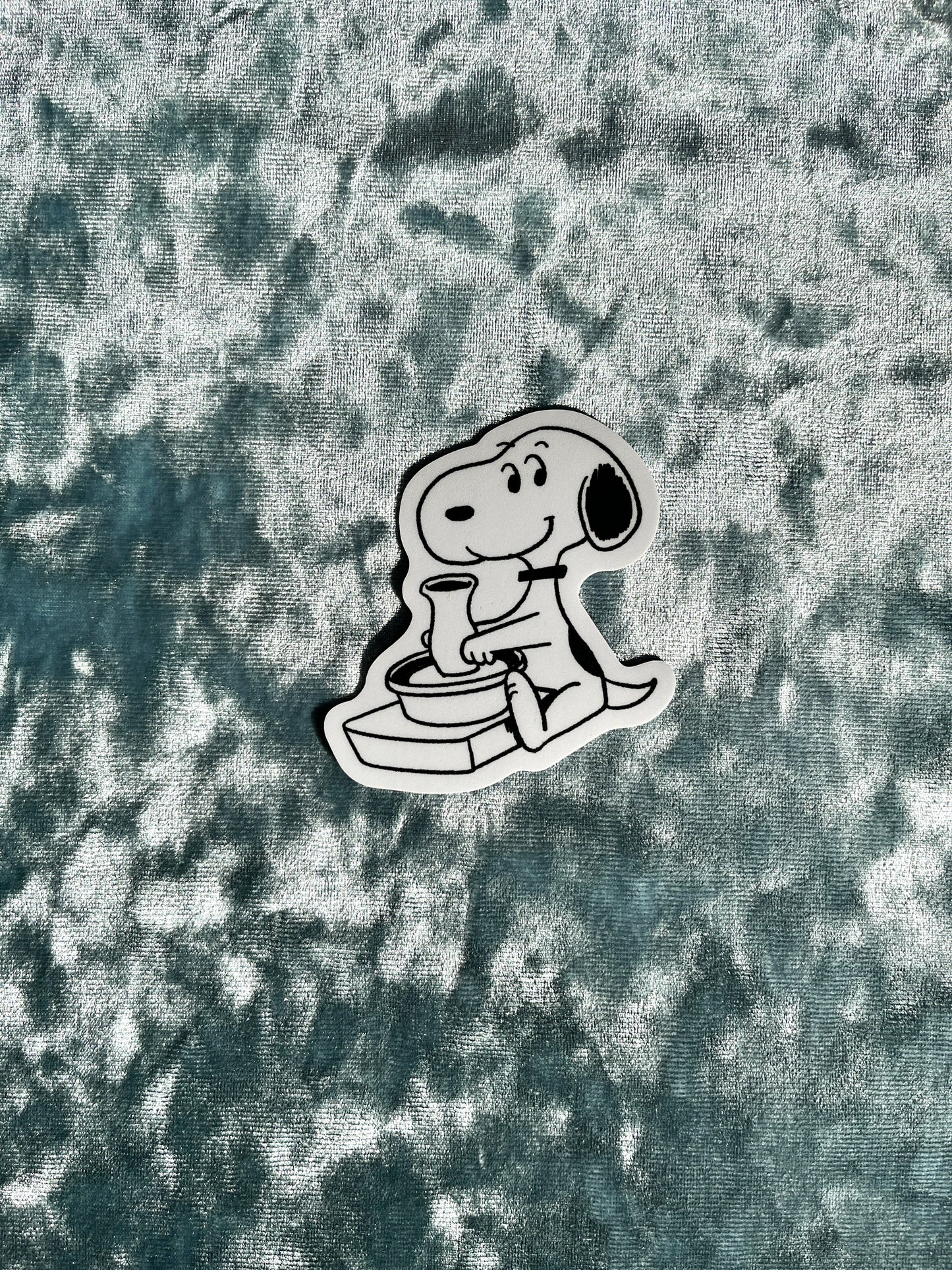 Pottery Snoopy Sticker