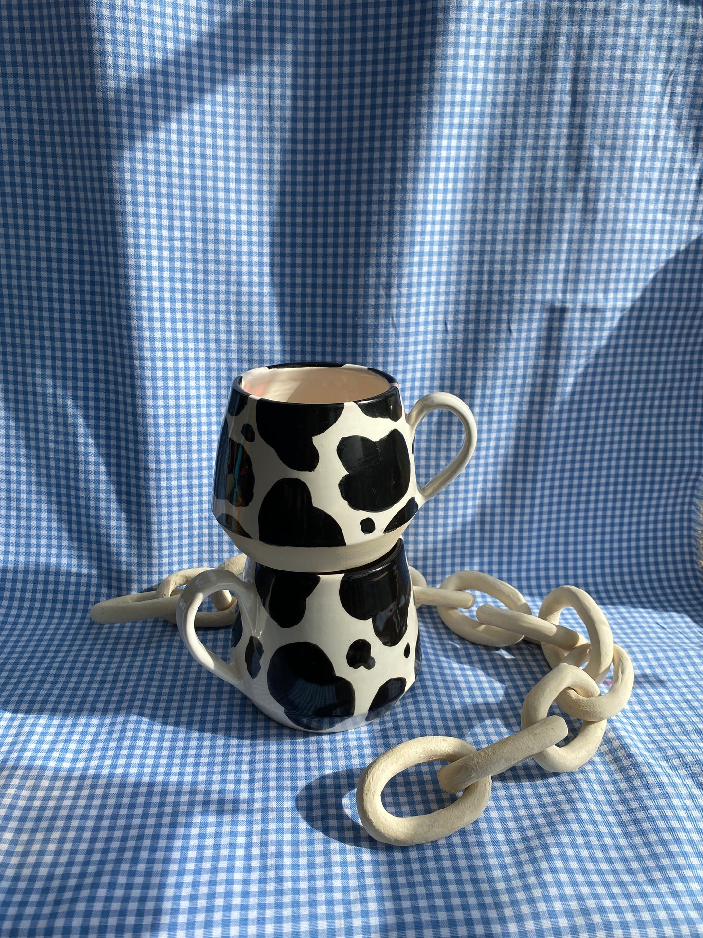 Black and White Cow Mug