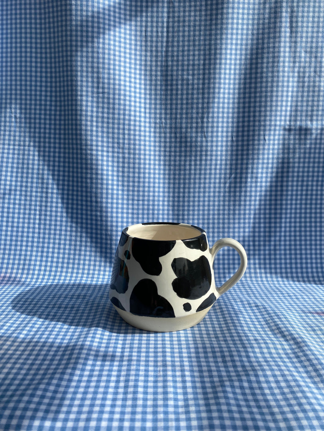 RTS-Black and White Cow Mug
