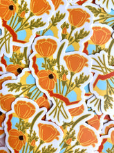 Load image into Gallery viewer, California Poppies Sticker
