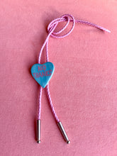 Load image into Gallery viewer, Candy Heart Bolo: No Thanks Blue
