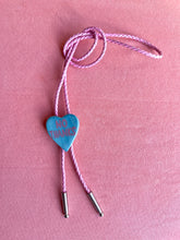 Load image into Gallery viewer, Candy Heart Bolo: No Thanks Blue
